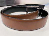 CS350/2024 BROWN LEATHER MEN&#039;S BELT